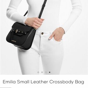 NWT Michael Kors Small Black Crossbody Leather Purse